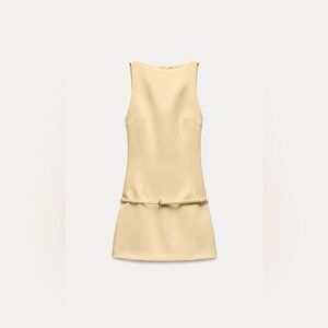 Elastic belt dress Zara size medium new